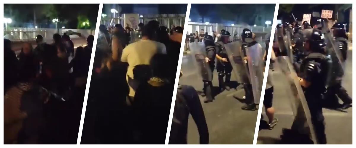 Νέο βίντεο από τη βία των αστυνομικών κατά των διαδηλωτών έξω από το Προεδρικό-Συνεχίζονται οι έντονες επικρίσεις