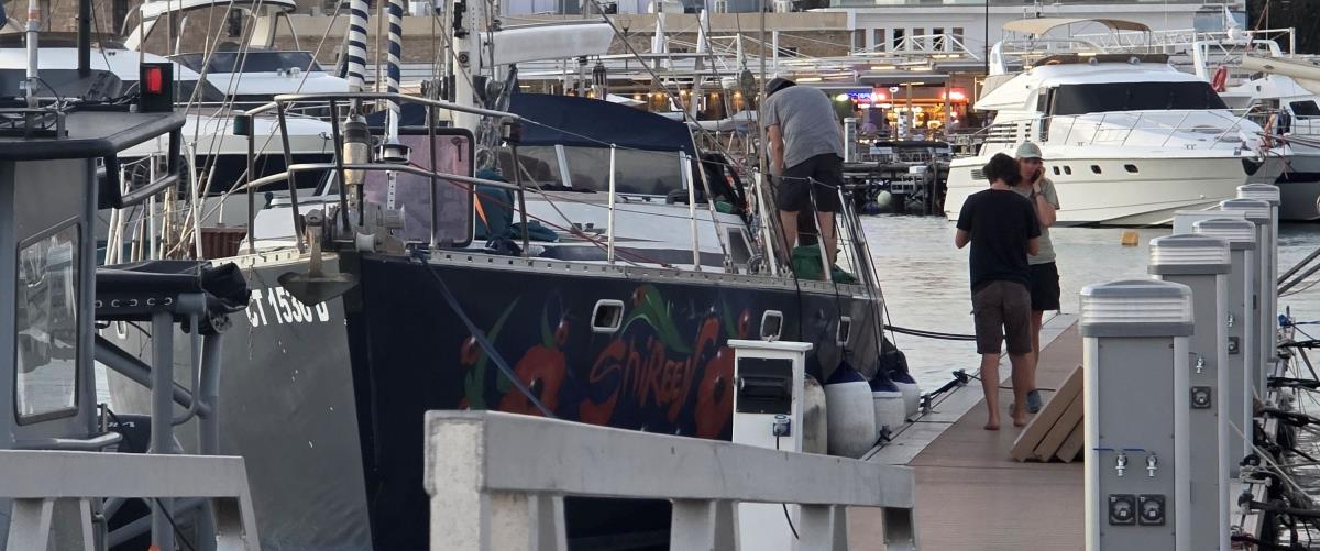 Με δέκα επιβαίνοντες έφτασε στην Πάφο το «Σειρήν» που συμμετείχε στο στολίσκο προς τη Γάζα Με δέκα επιβαίνοντες έφτασε στην Πάφο το «Σειρήν» που συμμετείχε στο στολίσκο προς τη Γάζα