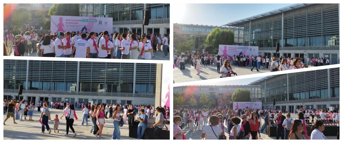 «Από τη σιωπή στη φωνή»-Ντύθηκε στα ροζ η Λευκωσία, σε εξέλιξη η πορεία της Europa Donna (pics)