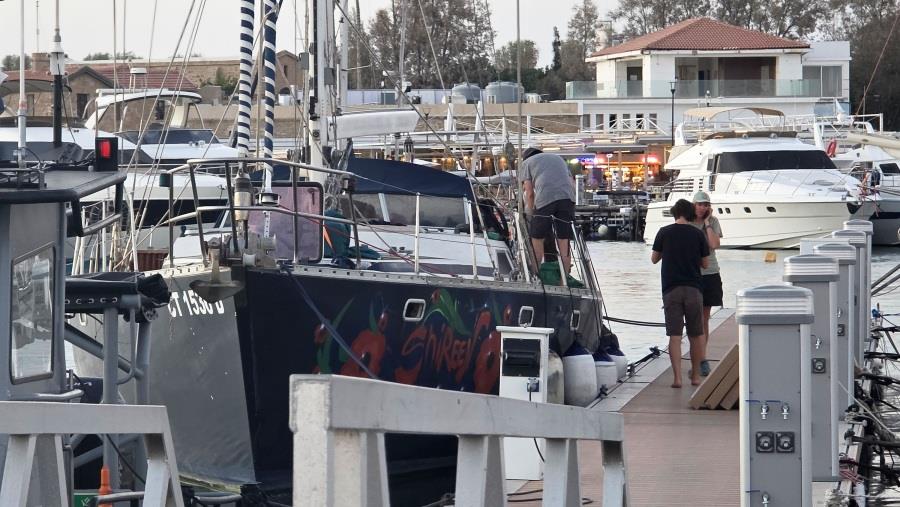 Αναχώρησε την Κυριακή από Πάφο το σκάφος Shireen μετά το ανεφοδιασμό του
