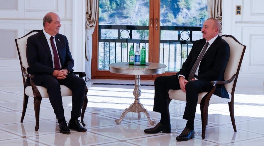 Συνάντηση Αλίεφ με τον Ερσίν Τατάρ στο Αζερμπαϊτζάν με διαβεβαιώσεις για συνέχιση της στήριξης του ψευδοκράτους