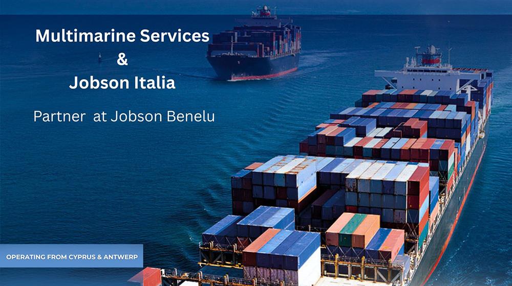 Jobson Italia και Multimarine Services ενισχύουν την παρουσία τους στη Βόρεια Ευρώπη μέσω της Jobson Benelux