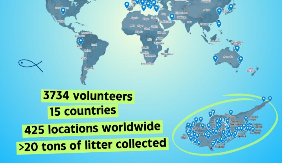 Πάνω από 20 τόνοι σκουπιδιών από 425 σημεία παγκοσμίως τον Σεπτέμβριο στο #potavristou
