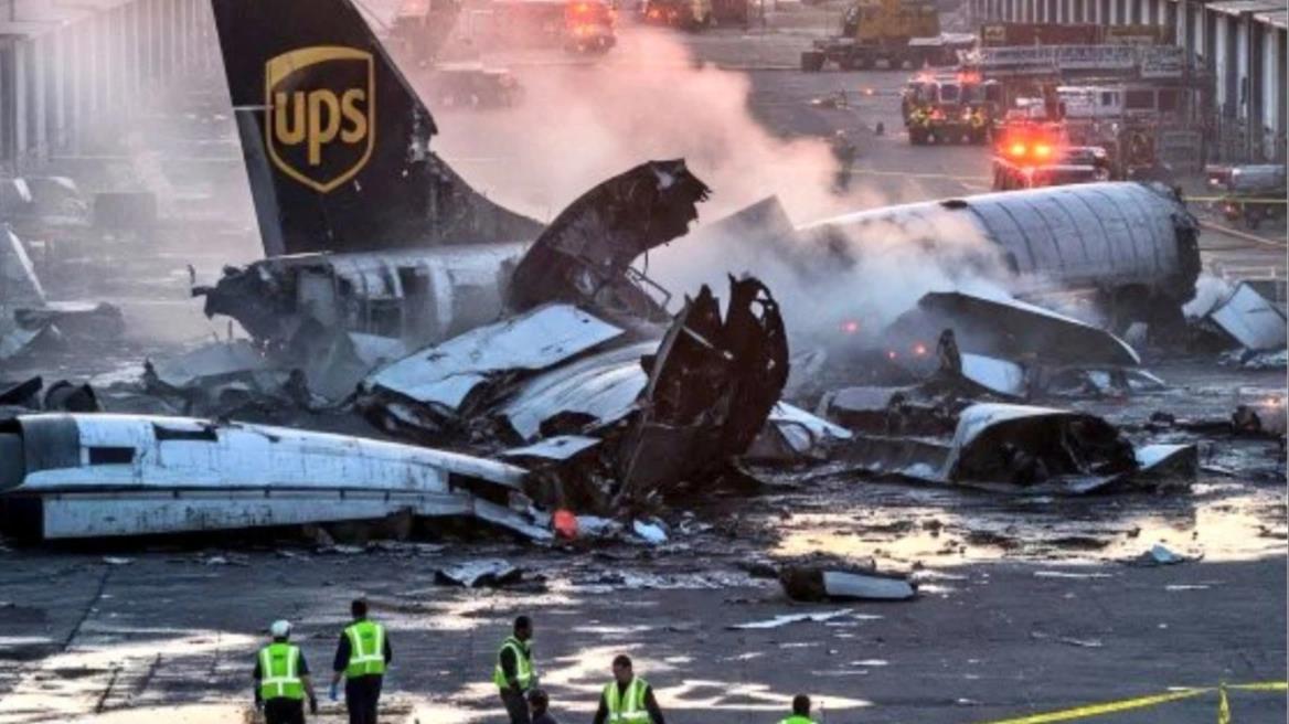 Στους 11 οι νεκροί από τη συντριβή αεροσκάφους cargo της UPS στο Κεντάκι-Κινητήρας αποκολλήθηκε κατά την απογείωση