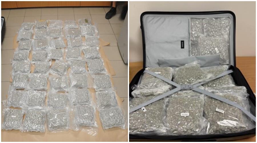 Ποινή 12 χρόνων σε 39χρονη που έφτασε στην Κύπρο με πάνω από 20 κιλά ναρκωτικών