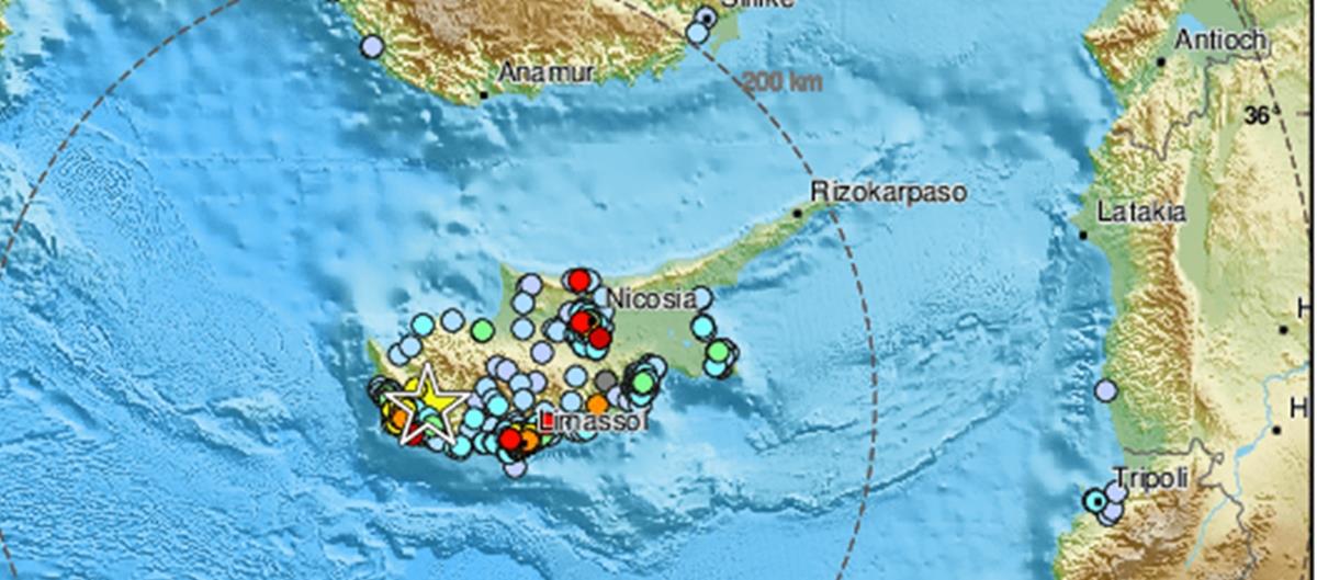 Ισχυρός σεισμός 5,2 Ρίχτερ ταρακούνησε την Κύπρο