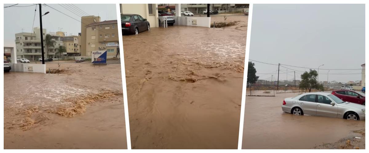 Μαθητές εγκλωβίστηκαν σε λεωφορείο λόγω πλημμυρισμένου δρόμου-Πάνω από 60 κλήσεις στην Πυροσβεστική