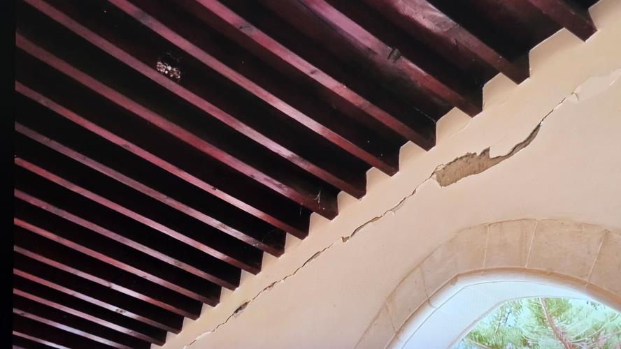 Σοβαρές ζημιές στη Χρυσορρογιατίσσα στην Παναγιά από τον σεισμό, προχωρεί η αξιολόγηση των ρωγμών στη Μονή Αγίου Νεοφύτου