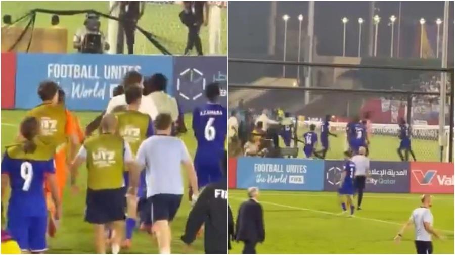 ΒΙΝΤΕΟ: Χαμός στο Μουντιάλ Κ17-Επεισόδια με ξύλο μεταξύ παικτών και... συγγενών στο Γαλλία-Κολομβία