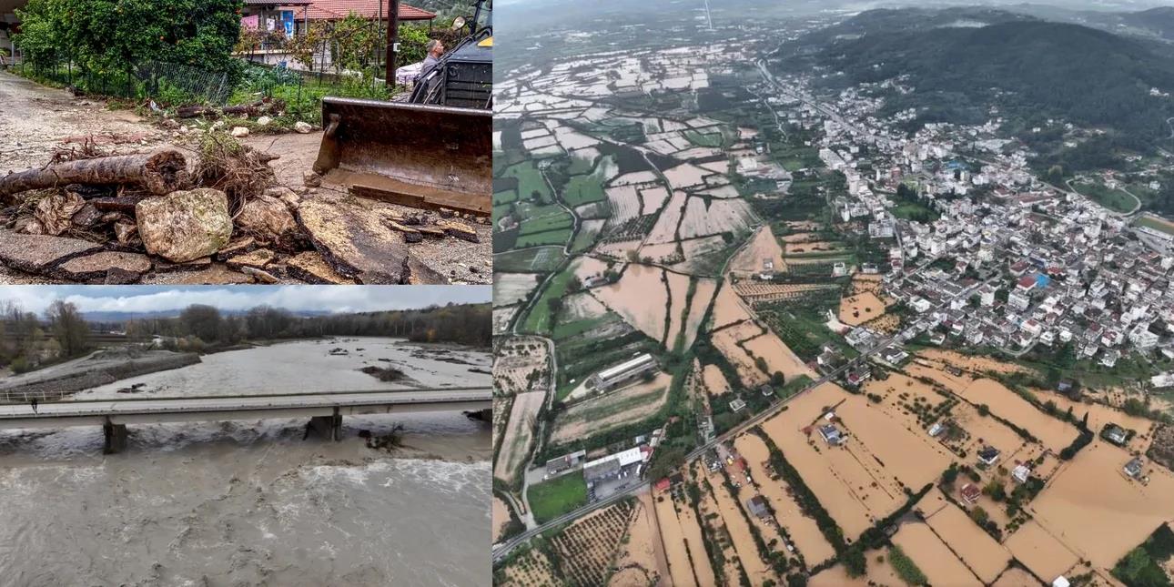 Στο έλεος της κακοκαιρίας Ήπειρος και Δυτική Μακεδονία-Πλημμύρες, καταστροφές και περιοχές σε έκτακτη ανάγκη