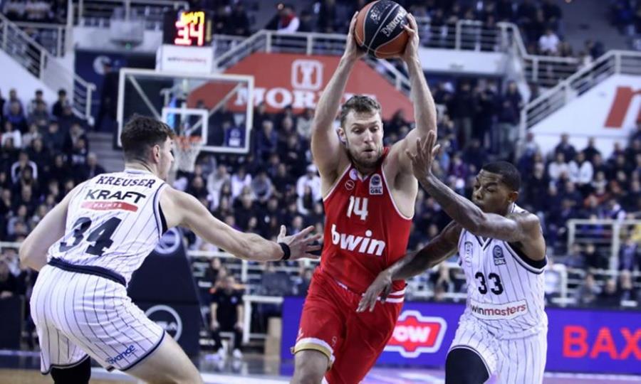 Κοντράρεται με τον ΠΑΟΚ στη Θεσσαλονίκη ο Ολυμπιακός για την Basket League