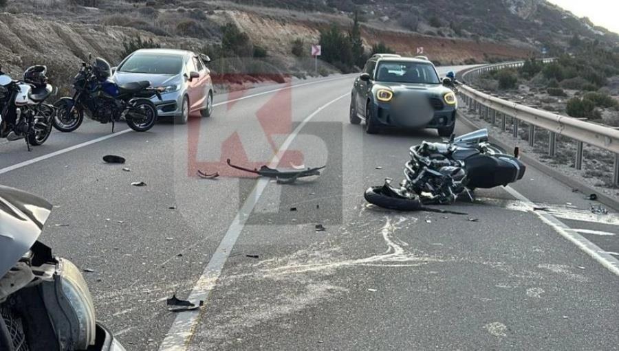 Νεκρός μοτοσικλετιστής στα κατεχόμενα έπειτα από μετωπική σύγκρουση με όχημα-Στο νοσοκομείο τρεις Ελληνοκύπριοι