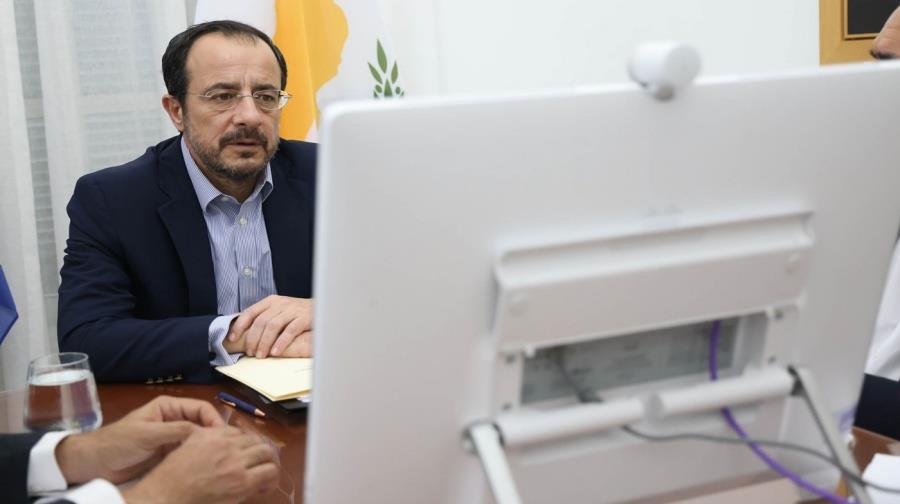 Ξεκάθαρο μήνυμα Χριστοδουλίδη στην τηλεδιάσκεψη της Συμμαχίας Προθύμων-«Καμία λύση δεν μπορεί να επιβληθεί στην Ουκρανία»