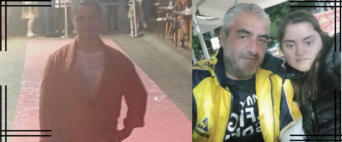 Navy Blue Old Man Photo Birthday Photo Collage