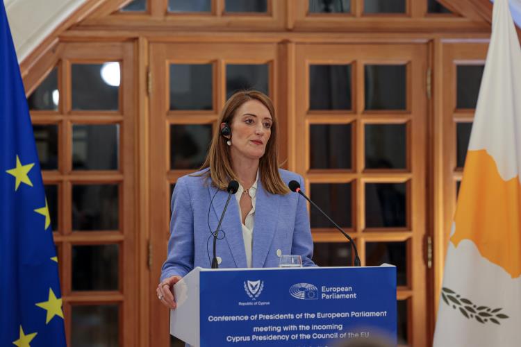 Συναντήθηκε με την Πρόεδρο της Βουλής η Μέτσολα-«Κατά κάποιο τρόπο η Κύπρος είναι το δεύτερο σπίτι μου»