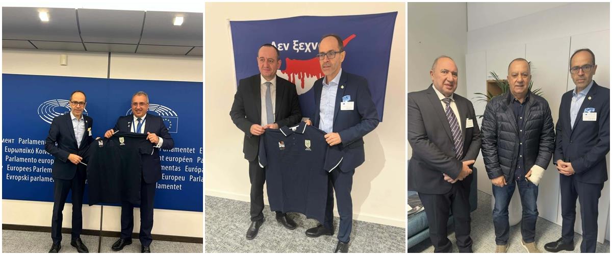 Σειρά συναντήσεων του Προέδρου της Κυπριακής Ολυμπιακής Επιτροπής με Ευρωβουλευτές στις Βρυξέλλες