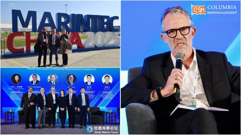 Columbia Shipmanagement takes part in Marintec China