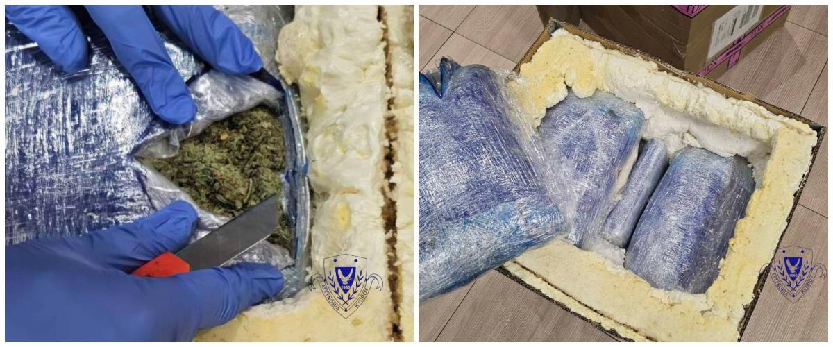 Κατασχέθηκαν σχεδόν δέκα κιλά κάνναβη και άλλα δυόμιση κιλά κοκαΐνη στη Λεμεσό-Χειροπέδες σε δύο πρόσωπα