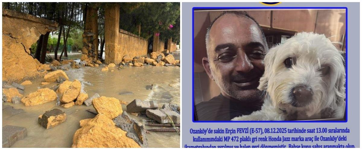 Τραγωδία στα κατεχόμενα με τον 57χρονο που αγνοείτο από την κακοκαιρία-Εντοπίστηκε νεκρός στο όχημά του (pics)