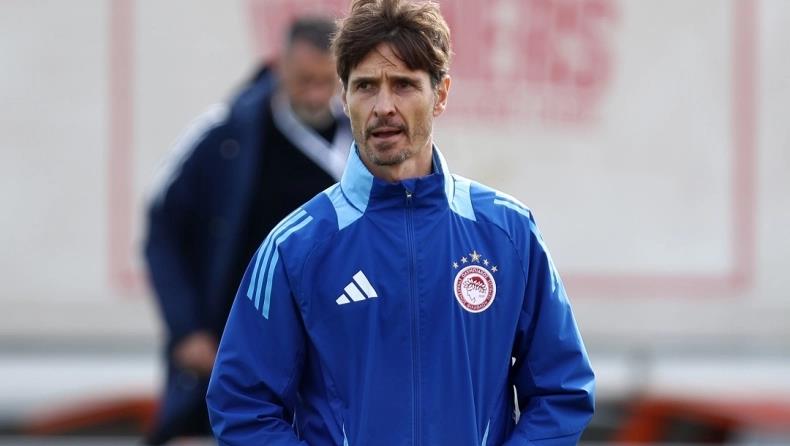 Ντεμπούτο του Αλβάρο Ρούμπιο με τον Ολυμπιακό υπό το βλέμμα του Μεντιλίμπαρ