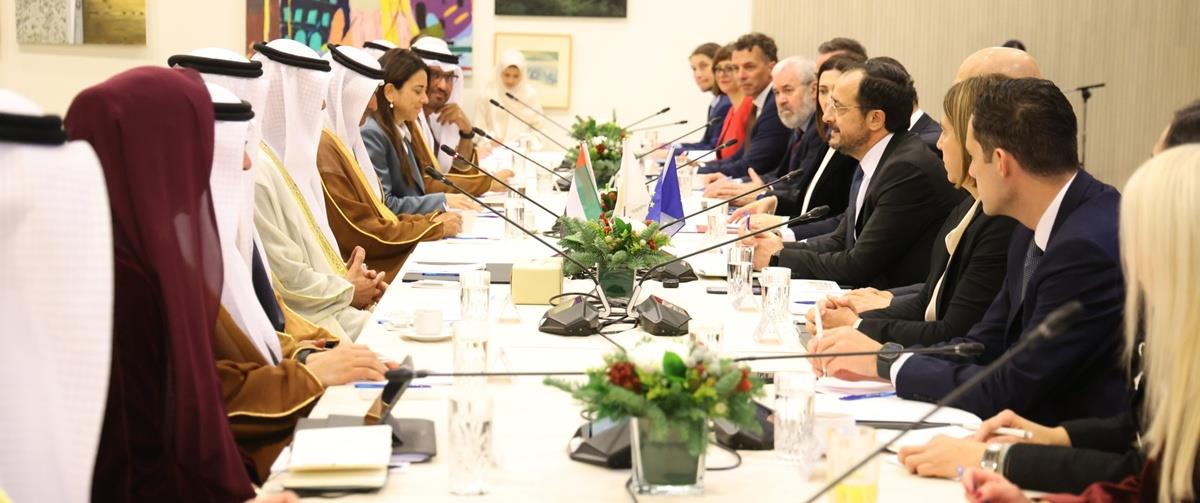 Στο Προεδρικό ο Πρόεδρος των Ηνωμένων Αραβικών Εμιράτων για την επίσημη επίσκεψη