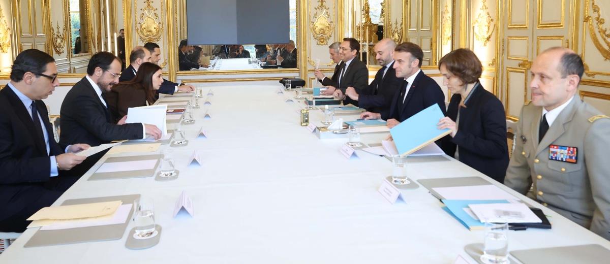 Τετραετές Σχέδιο Δράσης συνεργασίας Κύπρου-Γαλλίας σε 16 τομείς-Η Ναυτική Βάση στο Μαρί, οι πυρκαγιές και τα ενεργειακά