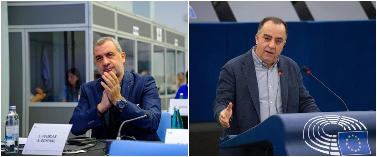 Τη συνεχιζόμενη παράνομη κράτηση των δύο Ελληνοκύπριων καταγγέλλουν στο Ευρωκοινοβούλιο Φουρλάς και Γεωργίου