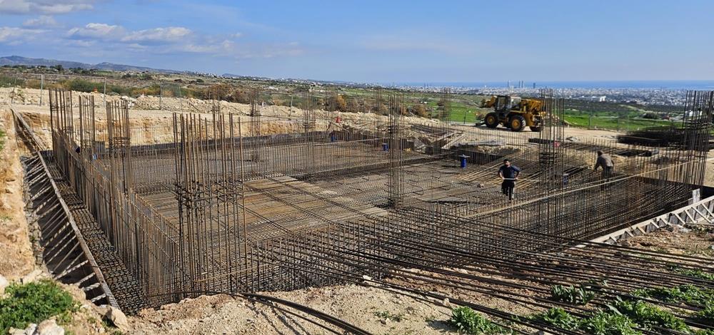 Κανονικά προχωρούν και εντός χρονοδιαγραμμάτων οι εργασίες κατασκευής των υδατοδεξαμενών στη Λεμεσό