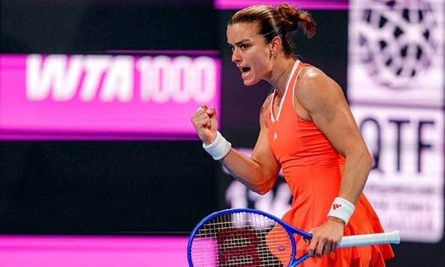 Υπέταξε το Νο.2 του κόσμου με ανατροπή και προκρίθηκε στα ημιτελικά της Ντόχα η Σάκκαρη