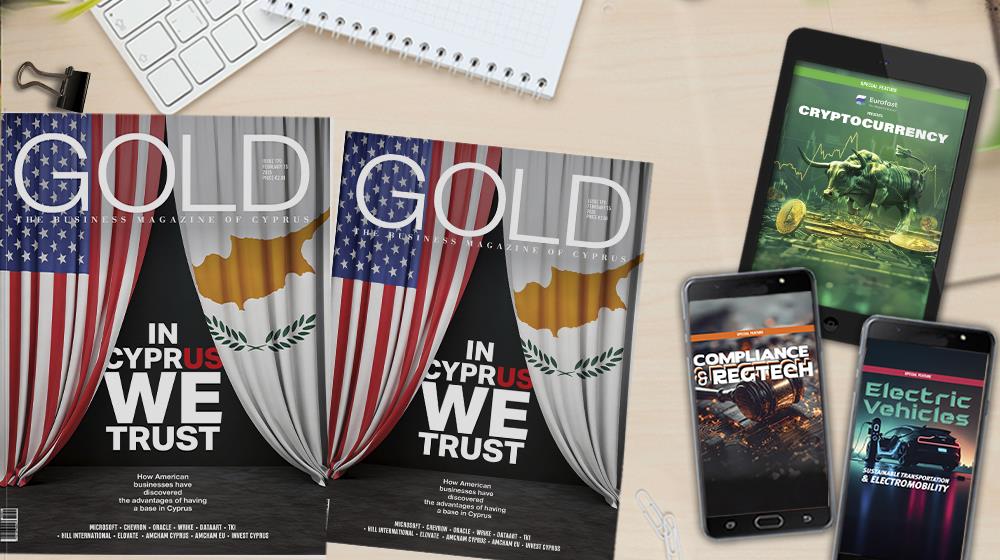 Στο νέο τεύχος του περιοδικού GOLD: Η αναπτυσσόμενη επιχειρηματική σχέση Κύπρου-ΗΠΑ