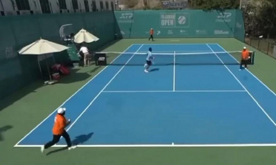 ΒΙΝΤΕΟ: Η στιγμή που τενίστες τρέχουν για να σωθούν μετά από επίθεση με drone στα ΗΑΕ