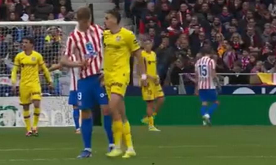 Ποδοσφαιριστής της Χετάφε αποβλήθηκε επειδή άγγιξε τα γεννητικά όργανα αντιπάλου
