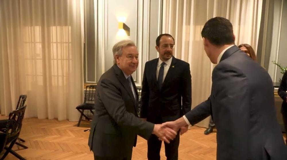 President says he shares goal with UNSG for progress in Cyprus issue before end of year (video)