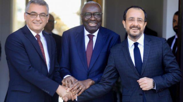 President Christodoulides meeting with Turkish Cypriot leader for a private tete-a-tete