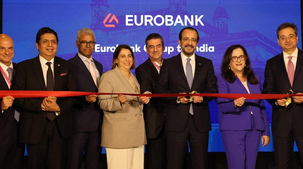 Κι επίσημα στην Ινδία η Eurobank - Εγκαινίασε τα γραφεία της στην παρουσία Χριστοδουλίδη (φωτογραφίες)