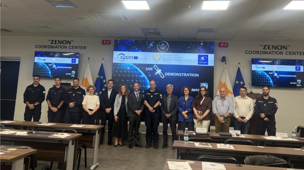 Cyprus' role in search and rescue highlighted at exercise during 'EU Space Days'