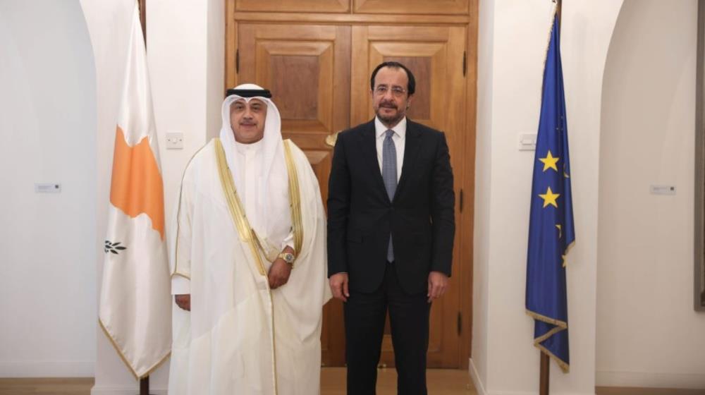 5527299028868263 Kuwait ambassador in Nicosia, Abdullah Turki Al-Turki Nikos Christodoulides