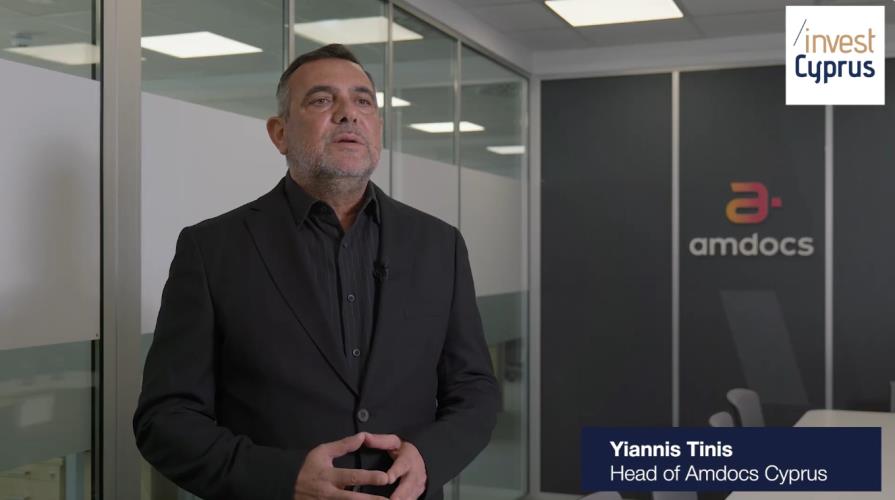 Yiannis Tinis of Amdocs: Cyprus provides an environment that supports long-term professional activity and attracts international talent (video)