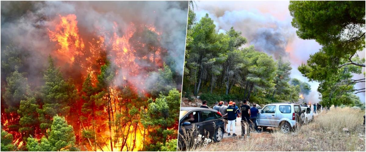 Σε πύρινο κλοιό η Ελλάδα, μεγάλα μέτωπα σε όλη τη χώρα-«Αποτελεί το επίκεντρο μιας ιδιαίτερα δύσκολης αντιπυρικής περιόδου στην Ευρώπη»