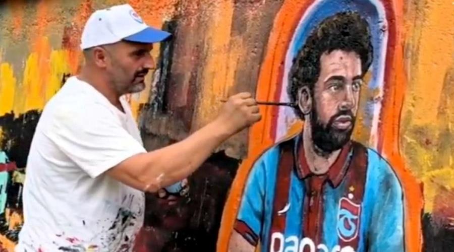Ο Σαλάχ έγινε γκράφιτι στους δρόμους της Τραπεζούντας μετά το εντυπωσιακό ξεκίνημά του με την Τραμπζονσπόρ