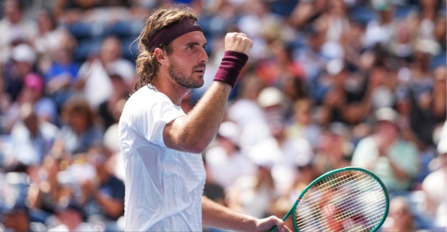 US Open: Ο Τσιτσιπάς λύγισε με 3-1 σετ τον Χάρις σε θρίλερ και πέρασε στον 3ο γύρο