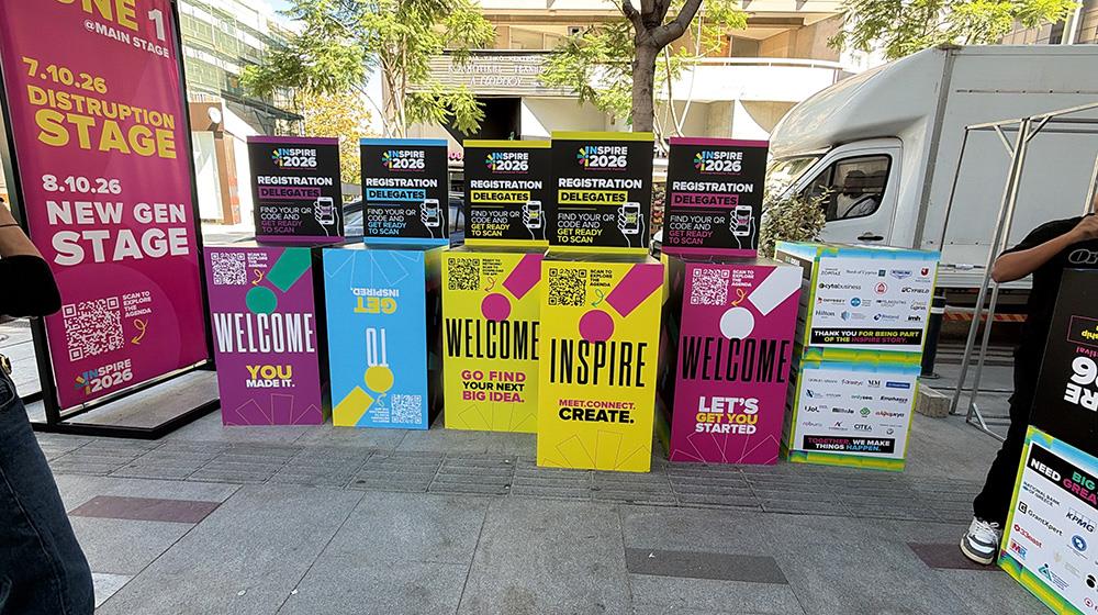 INSPIRE 2026: Πυρετώδεις προετοιμασίες για το φεστιβάλ επιχειρηματικότητας (εικόνες)