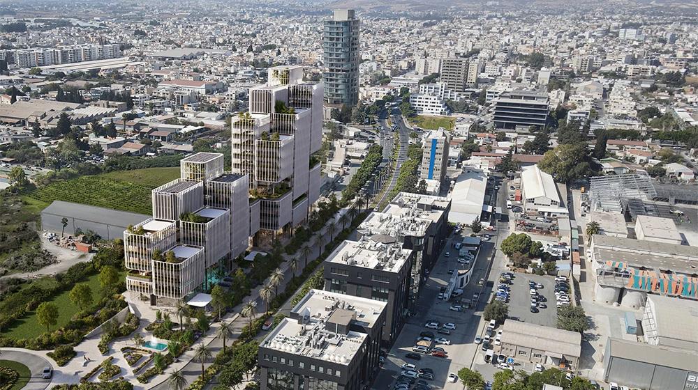 Νέα γραφειακή ανάπτυξη με πολυώροφα κτήρια έρχεται στη Λεμεσό (εικόνες)