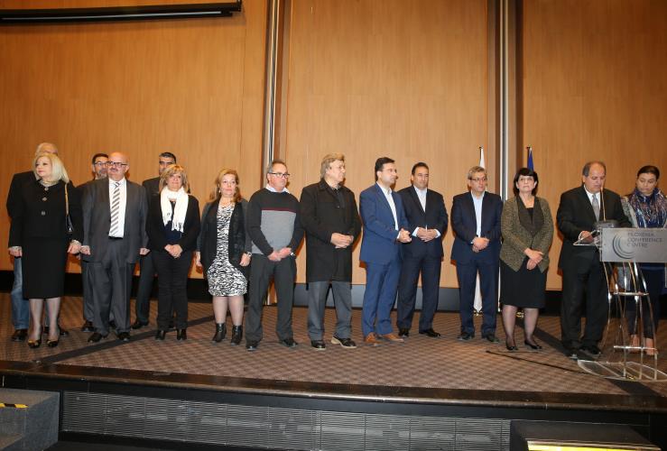 Ανακήρυξη των εκλεγέντων Δημάρχων και Μελών Δημοτικών Συμβουλίων της Επαρχίας Κερύνειας, Δευτέρα 19 Δεκεμβρίου 2016.ΚΥΠΕ/ΚΑΤΙΑ ΧΡΙΣΤΟΔΟΥΛΟΥ