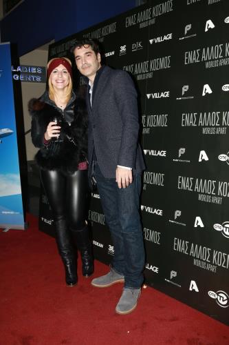 H Joanna Κασουλίδου και ο Χριστόφορος Παπακαλιάτης