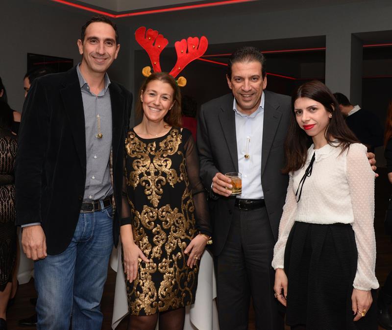 Ο Κωνσταντίνος Ιωάννου, η Δάφνη Τάνγκ, ο Γιώργος Μιχαήλ και η Έλενα Λεοντίου 