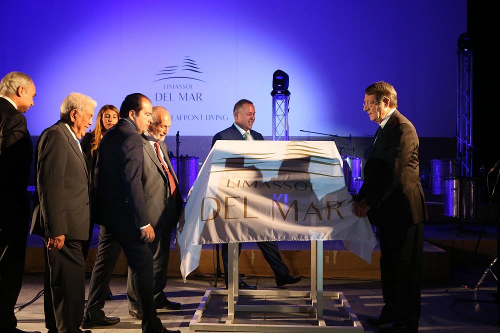 ΠΡΟΕΔΡΟΣ ΔΗΜΟΚΡΑΤΙΑΣ - ΚΑΤΑΘΕΣΗ ΘΕΜΕΛΙΟΥ ΛΙΘΟΥ «LIMASSOL DEL MAR»