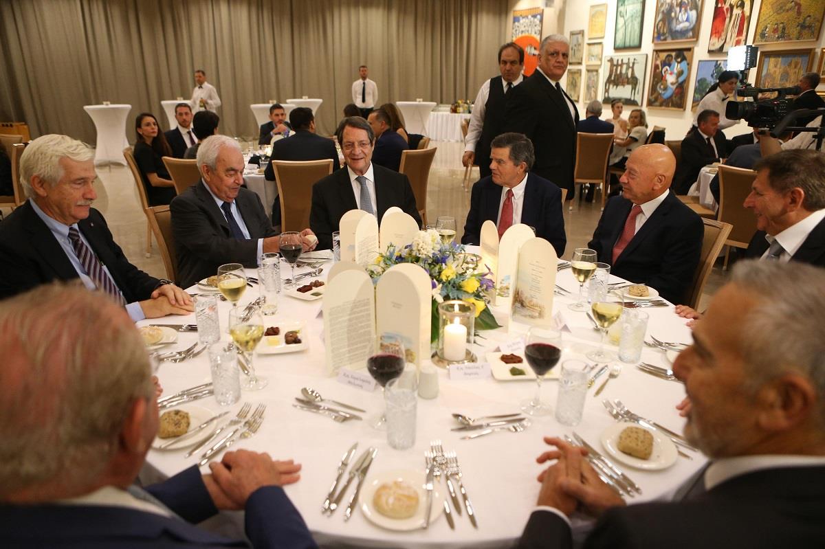 ΠτΔ – Επίσημο δείπνο – Maritime Cyprus//PoR – Official dinner- Maritime Cyprus