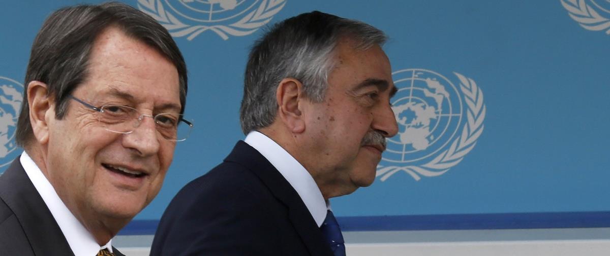 Nicos Anastasiades, Mustafa Akinci, Espen Barth Eide