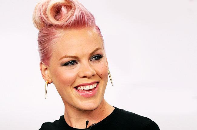 P!nk Makes Special Announcement For Her Newest Project - Santa Monica, CA